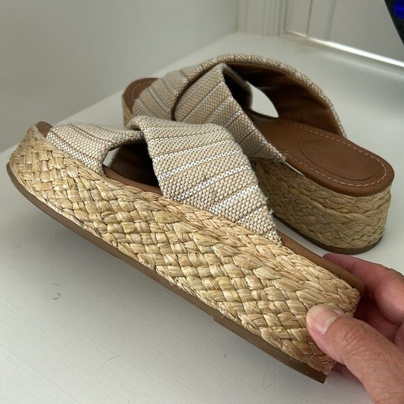 Straw Wedge Sandals - Picture 6 of 6